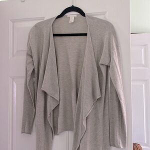 H&M Basics Gray Cardigan